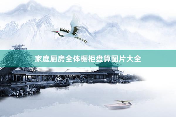 家庭厨房全体橱柜盘算图片大全